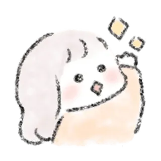 🧃 狗, 可爱, 动物, 卡哇伊, 宠物, 蓬松, 迷人 whatsapp sticker