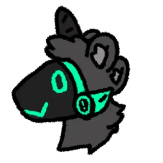 🙂 Протоген, Фурри, Животное, Робот, Киборг, Персонаж, Рисунок, Искусство telegram sticker