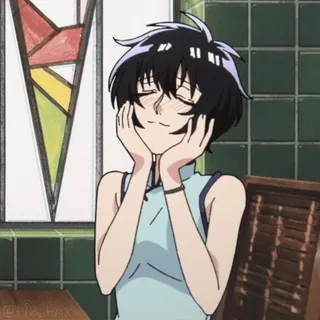 😊 动漫, 女孩, 可爱, 插画, 卡通, 角色 telegram sticker