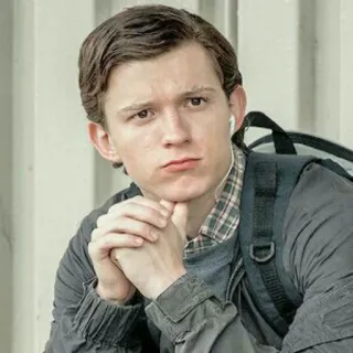 🕸 Tom Holland tom holland, ator, celebridade, retrato, jovem whatsapp sticker
