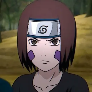 😠 Rin Nohara Naruto アニメ, 忍者, ナルト, キャラクター, 女の子, リン・ノハラ telegram sticker