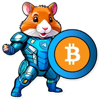 🪙 criceto, bitcoin, criptovaluta, scudo, armatura, animale, cartone animato telegram sticker