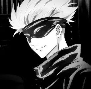 ♥ Satoru Gojo Jujutsu Kaisen Anime, Manga, Satoru Gojo, Jujutsu Kaisen, Personnage, Fanart telegram sticker