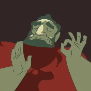 👌 okay, gesture, satisfaction, approval, agreement, good telegram sticker