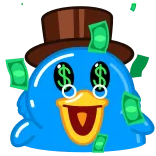 Blue Duck :: @Stickers_Chaos telegram emojis 💰