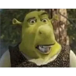 🤨 Shrek Shrek, Oger, Cartoon, lustig, Dreamworks, Filmfigur telegram sticker