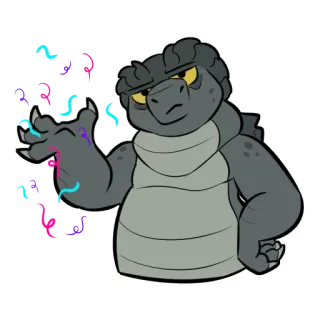🎉 Schildkröte, Magie, Cartoon, Tier, Reptil telegram sticker