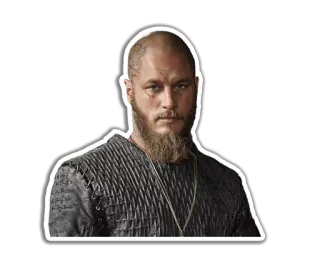 😢 Ragnar Lothbrok Vikings 라그나르, 로스브로크, 바이킹, 역사, 전사 telegram sticker