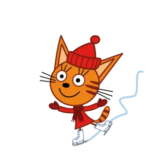 Три кота. Зима telegram stickers