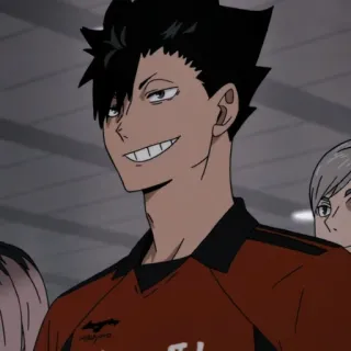 🌟 Kuroo Tetsurou Haikyuu!! anime, haikyuu, kuroo, tetsurou, manga, cartoon telegram sticker