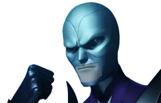 😠 Hawk Moth Miraculous: Tales of Ladybug & Cat Noir Papillon, Miraculous Ladybug, méchant, dessin animé, animé telegram sticker