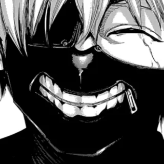 🖤 Ken Kaneki Tokyo Ghoul Anime, Manga, Personnage, Horreur, Dark Fantasy, Goule telegram sticker
