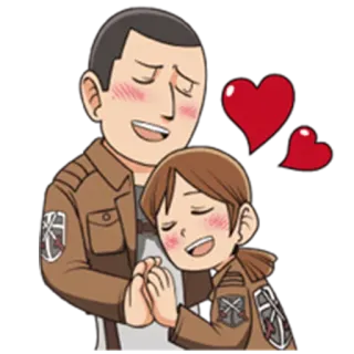 ❤ Attack on Titan L'Attaque des Titans, Anime, Dessin animé telegram sticker
