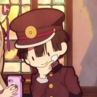🕊 Hanako-kun Toilet-bound Hanako-kun anime, manga, cute, chibi, fanart, hanako-kun, toilet-bound hanako-kun telegram sticker