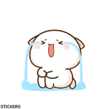 😭 ร้องไห้, เศร้า, การ์ตูน, น่ารัก, ตัวละคร, น้ำตา telegram sticker