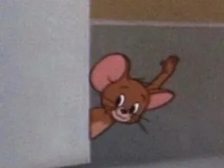 🖤 Jerry Tom and Jerry dessin animé, souris, coup d'oeil, personnage, animation, série télé whatsapp sticker