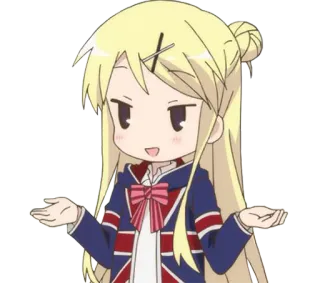 👐 Anime, Mädchen, Charakter, Süß, Cartoon telegram sticker