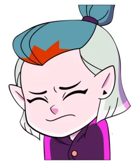 😖 Amity Blight The Owl House Phim hoạt hình, Phù thủy, Amity, Blight, Thất vọng, Anime telegram sticker