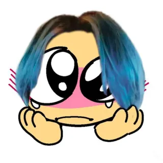 🫐 Emoji, Divertente, Carino, Meme, Cartone animato, Illustrazione telegram sticker