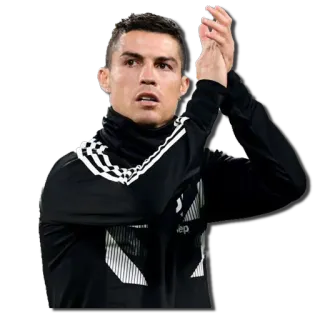 👏 Cristiano Ronaldo voetbal, atleet, sport, Cristiano Ronaldo telegram sticker
