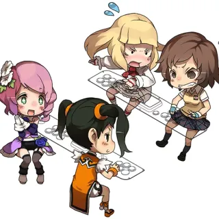 👩 อนิเมะ, ผู้หญิง, จิบิ, น่ารัก, คาวาอิ telegram sticker