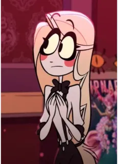🟡 Charlie Hazbin Hotel Hazbin Hotel, Чарли, анимация, мультфильм telegram sticker