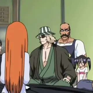 🧩 Bleach Anime, Bleach, Charaktere, Ichigo, Rukia, Kisuke Urahara telegram sticker
