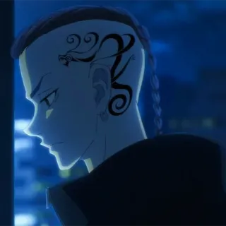 👑 Ken Ryuguji Tokyo Revengers аниме, токийские мстители, кен рюгудзи, Дракен, тату telegram sticker