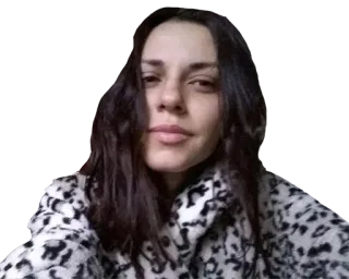 🐼 mulher, retrato, selfie, feminino, pessoa telegram sticker