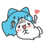 😘 desenho animado, faca, amor, coração, chorando, triste telegram sticker