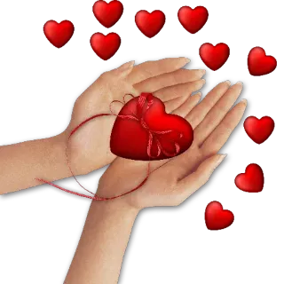 Corazones telegram stickers