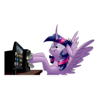 😩 Twilight Sparkle My Little Pony Twilight Sparkle, My Little Pony, cartoon, animal, unicorn, animated telegram sticker