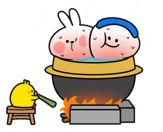 Spoiled Rabbit Summer whatsapp stickers