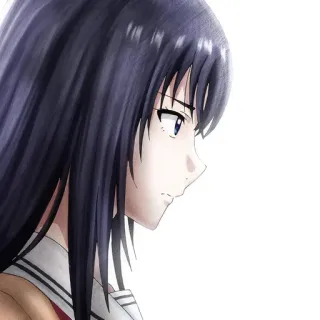 🙂 Anime, Meisje, Schooluniform, Portret whatsapp sticker