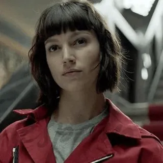 🍸 Tokyo Money Heist Tokyo, La Casa de Papel, La Casa de Papel, Netflix, Úrsula Corberó, Personnage, Série TV, Braquage telegram sticker