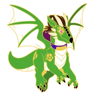 😜 dragon, fantasy, creature, art, sticker telegram sticker