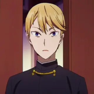 😧 Miyuki Shirogane Kaguya-sama: Love Is War Anime, Blonde Haare, Charakter, Miyuki Shirogane, Kaguya-sama: Love is War telegram sticker