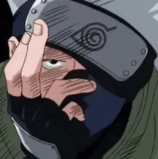 🔥 Kakashi Hatake Naruto Kakashi, Naruto, Anime, Facepalm, Ninja, Personaje telegram sticker