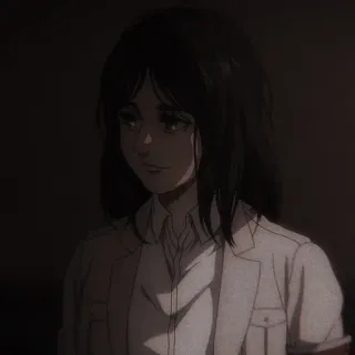 ❤️ Pieck Finger Attack on Titan アニメ, ピーク・フィンガー, 進撃の巨人, AOT telegram sticker