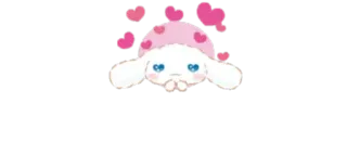 🦋 Cinnamoroll Cinnamoroll, Sanrio, hearts, cute, kawaii, anime, manga telegram sticker
