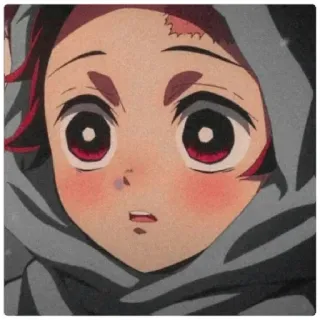 😁 Tanjiro Kamado Demon Slayer anime, demon slayer, tanjiro, tanjiro kamado, manga, cartoon, sticker telegram sticker