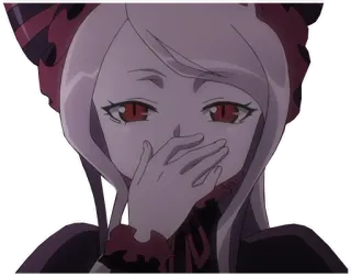 🤭 Shalltear Bloodfallen Overlord anime, vampire, girl, Shalltear Bloodfallen, Overlord, sticker telegram sticker