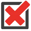 ❌