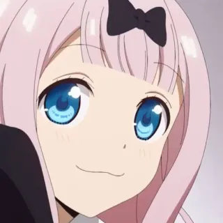 🙂 Chika Fujiwara Kaguya-sama: Love Is War anime, chika fujiwara, kaguya-sama, love is war, cute, girl, pink hair whatsapp sticker