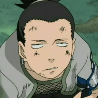 🗡 Shikamaru Nara Naruto Anime, Mangá, Shikamaru, Naruto, Personagem telegram sticker