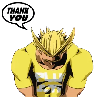 ALL MIGHT @STIKERFORALL telegram stickers