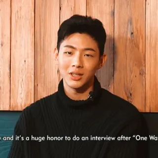 🎻 One Wa and it's a huge honor to do an interview after “One Wa telegram sticker