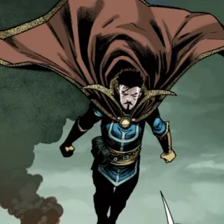🔯 Doctor Strange Marvel, superhero, sihir, buku komik, penyihir agung whatsapp sticker