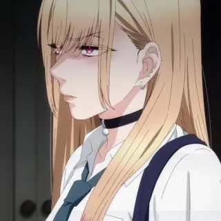 🤬 Marin Kitagawa My Dress-Up Darling Anime, Manga, Cosplay, Ragazza, Personaggio, Kawaii telegram sticker