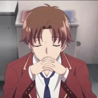 [Ayanokouji Kiyotaka] - @lmonlie whatsapp stickers